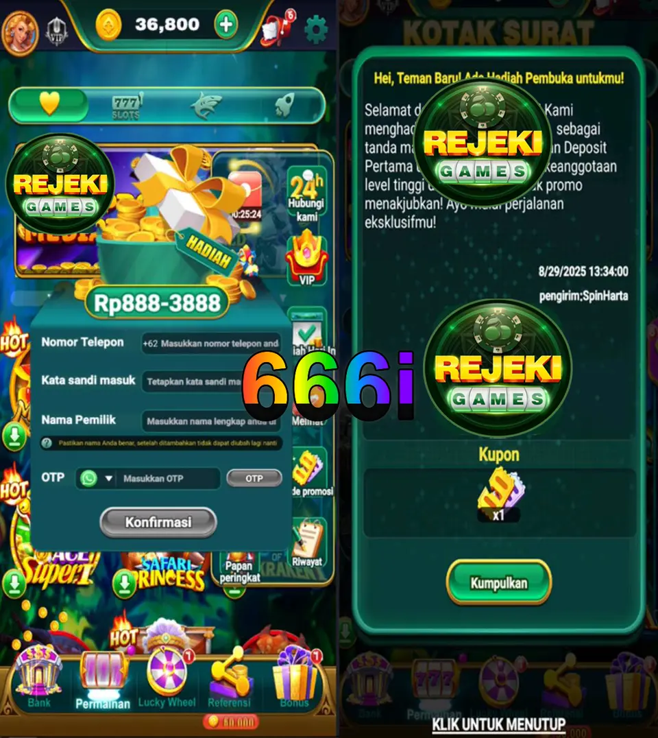 666i Tangkapan Layar - APK Resmi
